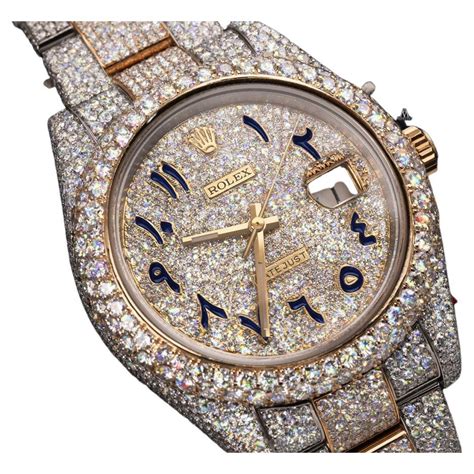 rolex arabic dial for sale|arabic dial rolex iced out.